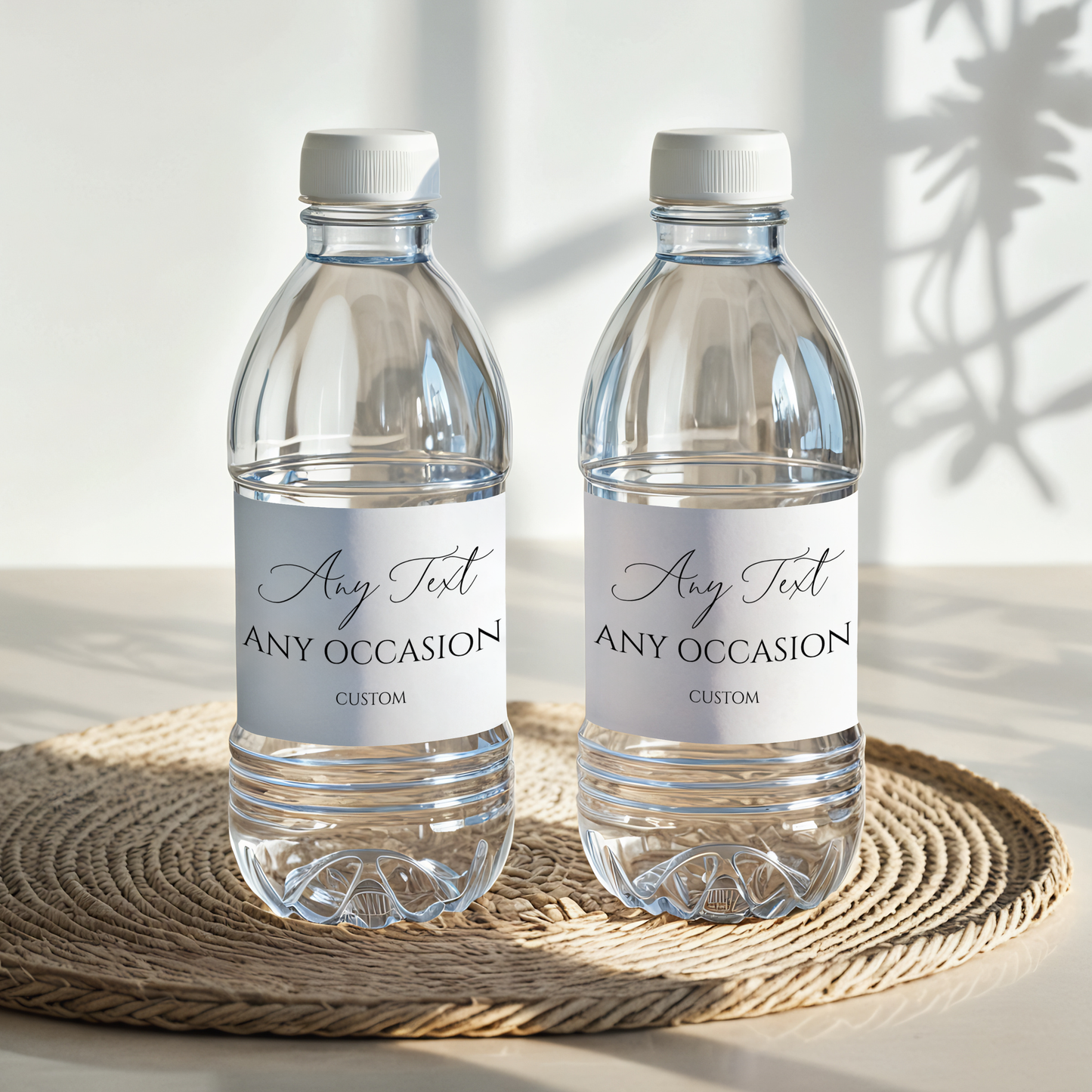 Personalised Water Bottle Labels - Any Occasion or Text