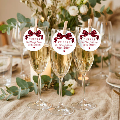 Christmas Hen Party Drinks Tags – Cheers to the Future Mrs