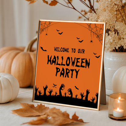 Halloween Party Welcome Sign | Trick or Treat