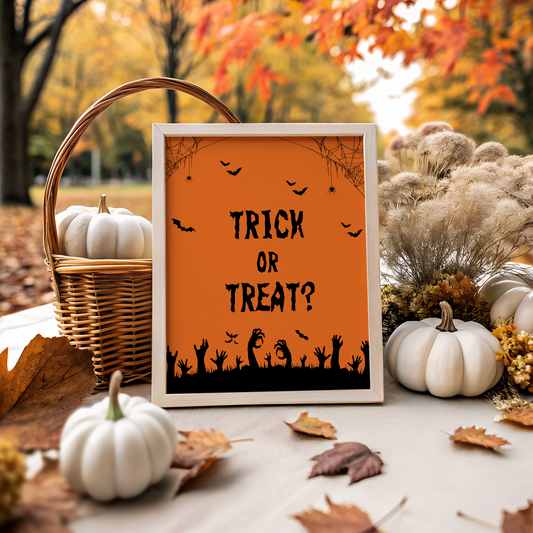 Halloween Party Welcome Sign | Trick or Treat